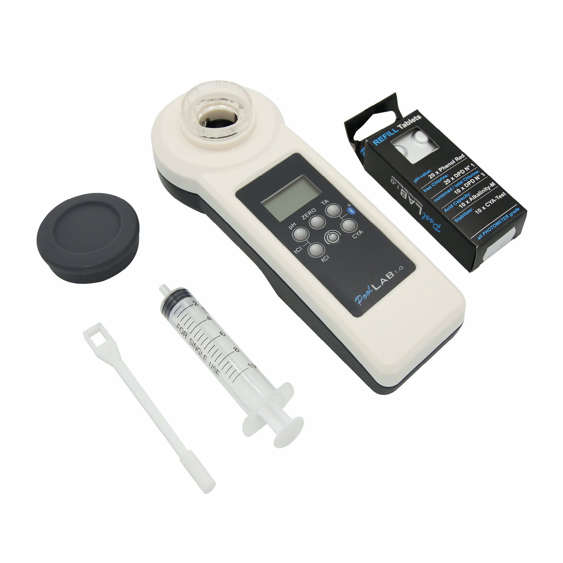 PoolLab® 2.0 Photometer – der elektronische Pooltester für private Pools und Spas