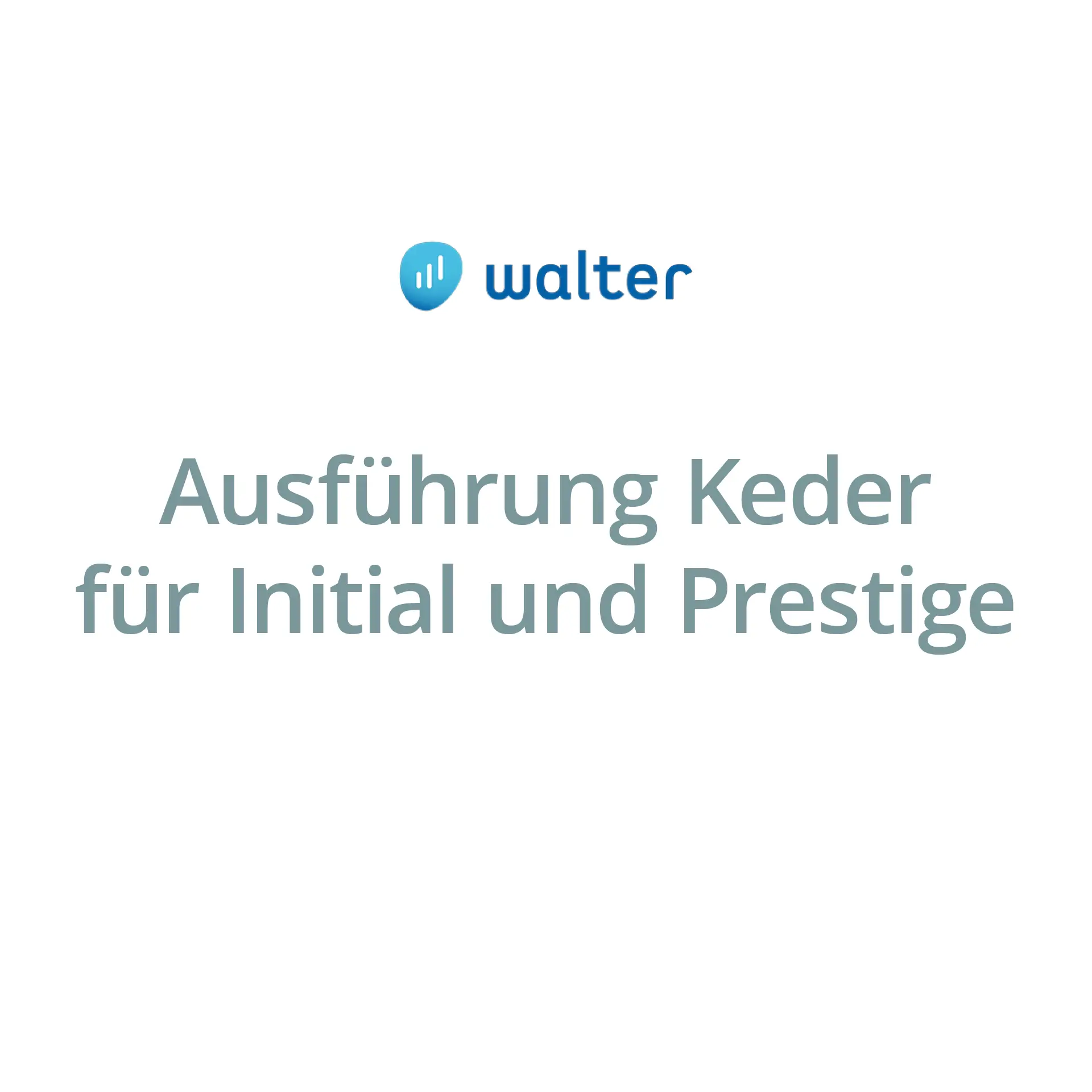 Ausführung Keder für Walter Pool Initial und Prestige Sicherheitsabdeckungen